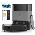 Load image into Gallery viewer, AIRROBO L40+ Robot Vacuum Cleaner and Mop Combo - 75-Day Self-Empty Bin, 240 Min Runtime, App and Voice Control