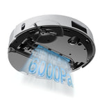 Load image into Gallery viewer, AIRROBO L60+ underside view showing 6000Pa powerful suction airflow
