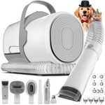 Load image into Gallery viewer, AIRROBO Dog Grooming Kit, 7 Grooming Tools, Pet Grooming Vacuum, Dog Clippers Kit, Low noise, PG80PLUS