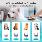 Load image into Gallery viewer, AIRROBO Dog Grooming Kit, 7 Grooming Tools, Pet Grooming Vacuum, Dog Clippers Kit, Low noise, PG80PLUS