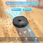 Load image into Gallery viewer, AIRROBO L40+ Robot Vacuum Cleaner and Mop Combo - 75-Day Self-Empty Bin, 240 Min Runtime, App and Voice Control