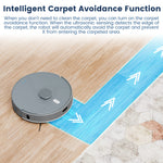 Load image into Gallery viewer, AIRROBO L50+ Robot Vacuum & Mops - Self Empty, Ultrasonic Carpet Detection, 75 Days Hands-Free, 240min Runtime, Smart App Control