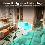 Load image into Gallery viewer, AIRROBO L60+ Self-Empty Robot Vacuum and Mop Cleaner with Ultrasonic Carpet Detection,12,000Pa Suction,Laser Obstacle Avoidance,300min Long Runtime