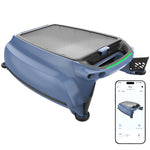 Load image into Gallery viewer, AIRROBO SP200 pool skimmer high-efficiency solar panel top view detail
