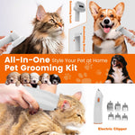 Load image into Gallery viewer, AIRROBO PG10 | 5 in 1 Portable Pet Grooming Kit with Vacuum | Pet Vacuum Groomer
