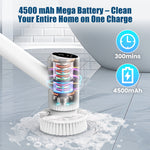 Load image into Gallery viewer, Airrobo BC200 Electric Spin Scrubber - Cordless Cleaning Brush with Power Shower Scrubber &amp; Extension Handle, 4 Heads Electronics Cleaning Brush
