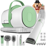 Load image into Gallery viewer, AIRROBO Dog Grooming Kit, 7 Grooming Tools, Pet Grooming Vacuum, Dog Clippers Kit, Low noise, PG80plus
