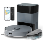 Load image into Gallery viewer, AIRROBO L50+ Robot Vacuum &amp; Mops - Self Empty, Ultrasonic Carpet Detection, 75 Days Hands-Free, 240min Runtime, Smart App Control
