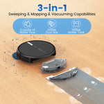 Load image into Gallery viewer, AIRROBO G60 3 in 1 Robot Vacuum and Mop Combo with Smart App&amp;Voice Control,2 in 1 Tank for pet hair
