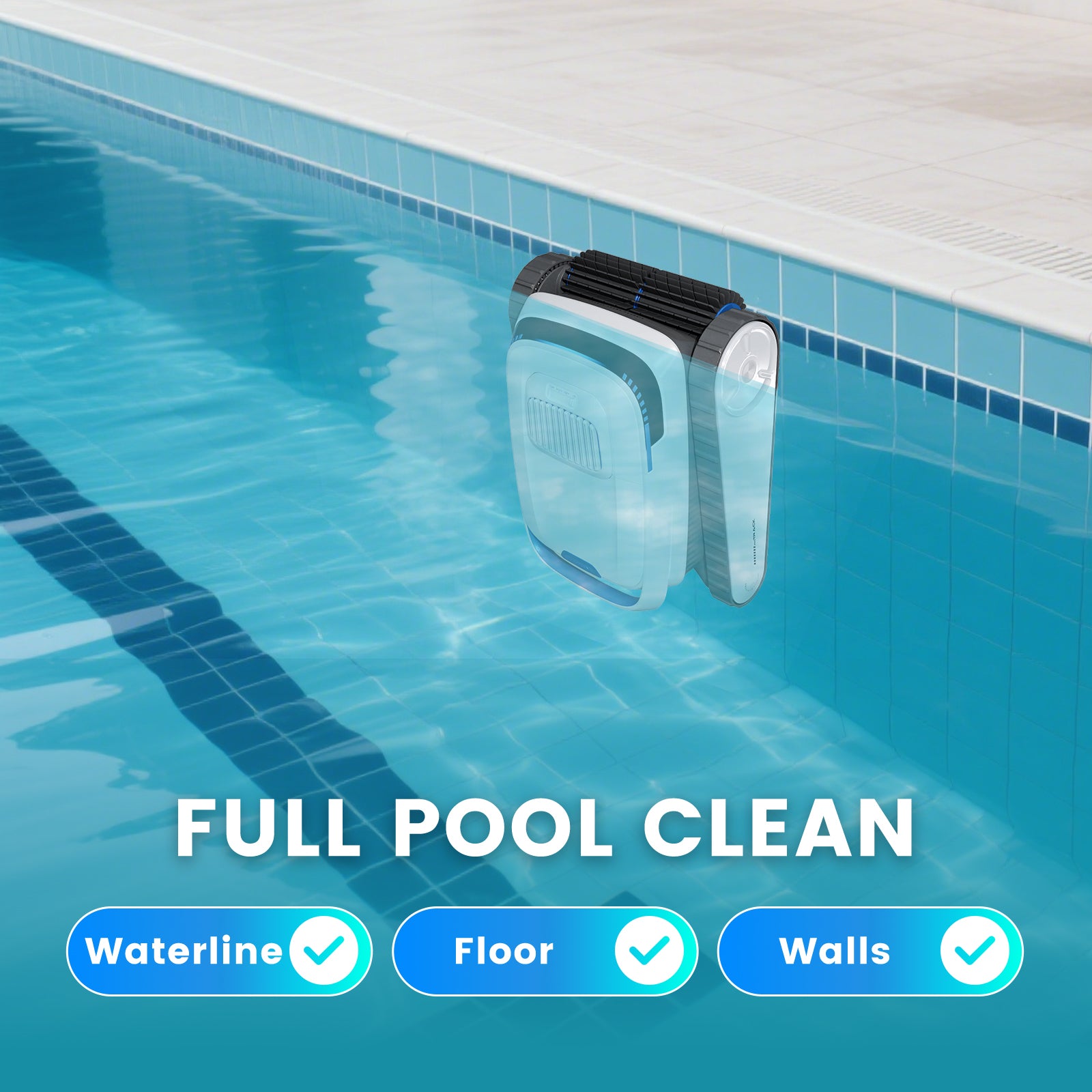 AIRROBO PC10 Cordless Robotic Pool Cleaner | 120-Min Runtime