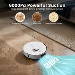 Load image into Gallery viewer, AIRROBO L60+ Self-Empty Robot Vacuum and Mop Cleaner with Ultrasonic Carpet Detection,12,000Pa Suction,Laser Obstacle Avoidance,300min Long Runtime
