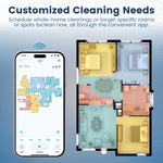 Load image into Gallery viewer, AIRROBO L50+ Robot Vacuum &amp; Mops - Self Empty, Ultrasonic Carpet Detection, 75 Days Hands-Free, 240min Runtime, Smart App Control
