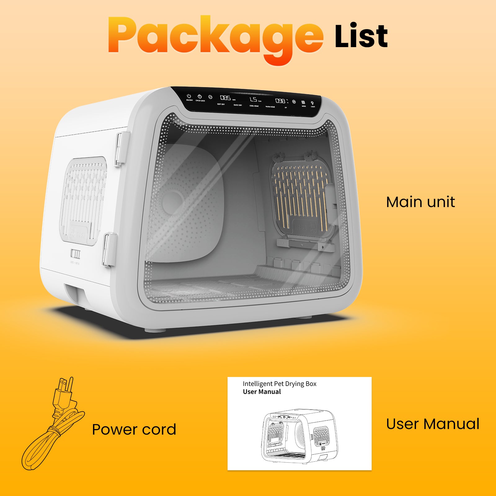 Airrobo Pet Dryer Box PD10, 360° Efficient Automatic and Quiet Box with Smart Temperature Control, Ideal for Small Dogs (50L Drybo Plus Pet Dryer Box)