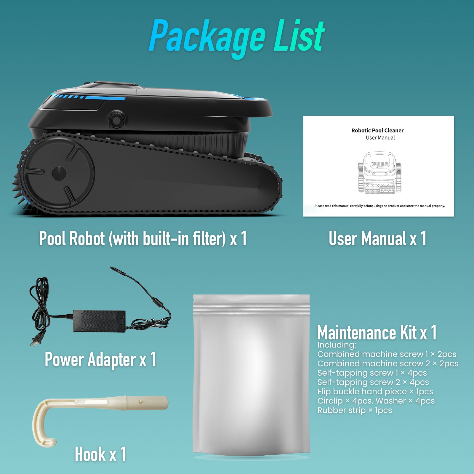 AIRROBO CP20 Cordless Wall-Climbing Robotic Pool Vacuum