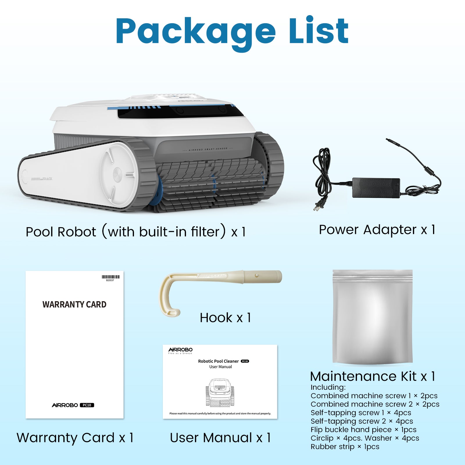 AIRROBO PC10 Cordless Robotic Pool Cleaner | 120-Min Runtime